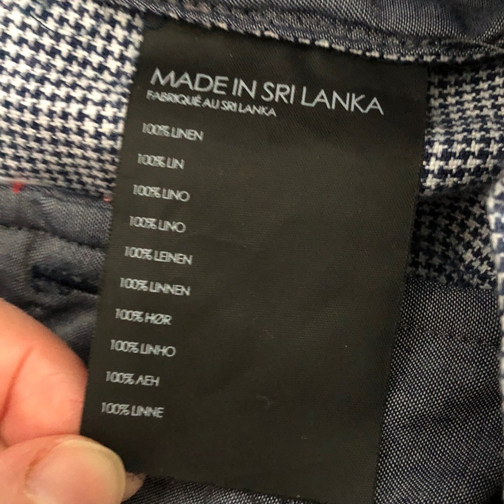 CLUB MONACO Maddox Fit 100% Linen Men’s  Shorts  | 32 - Picture 11 of 12